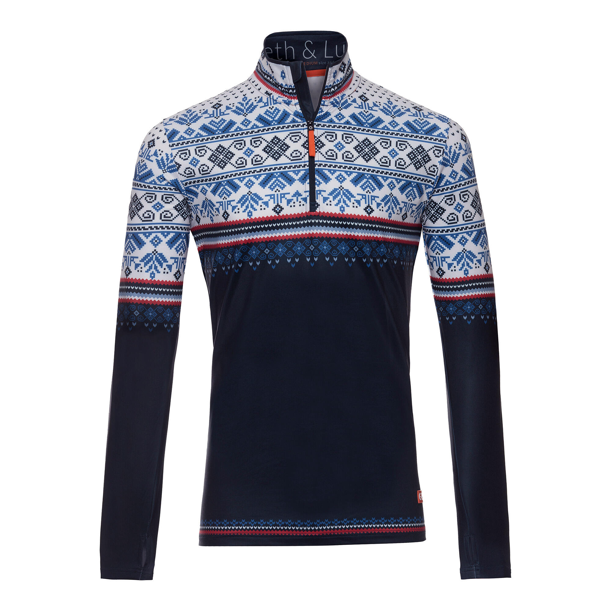 GARETH & LUCAS Pánská lyžařská mikina Fifteen GARETH & LUCAS