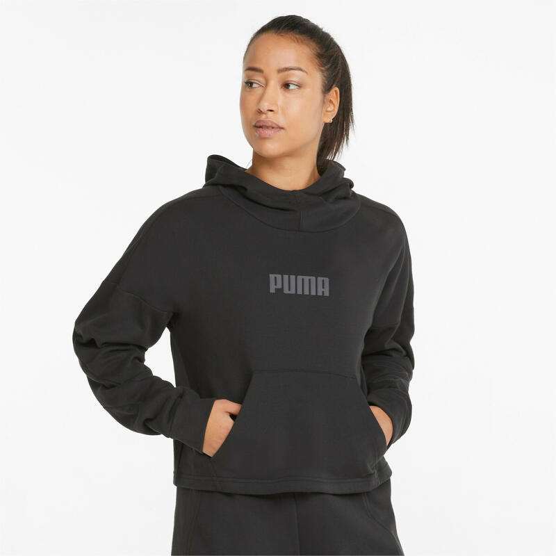 Dames sweatshirt Puma Train Logo French Terry Po