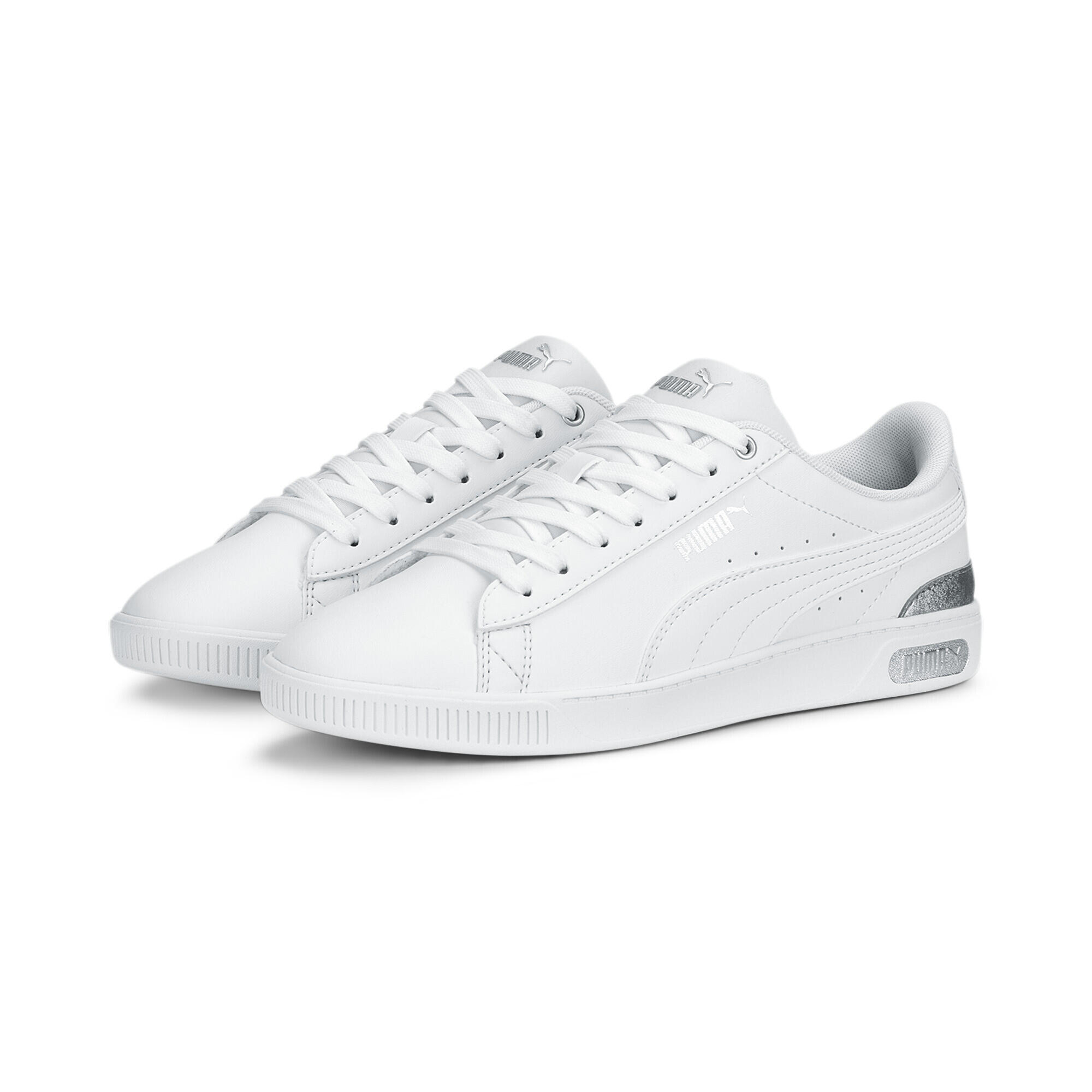 Puma - Sneakers Vikky V3 Space Metallics Femme Puma - Baskets - Blanc|gris - 37 - Decathlon