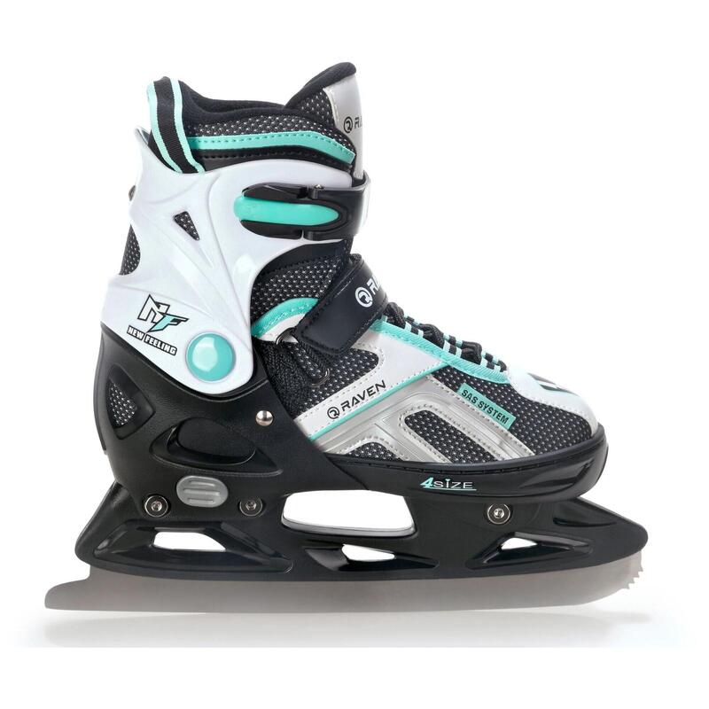 Patine Raven Pulse, Negru/Turcoaz