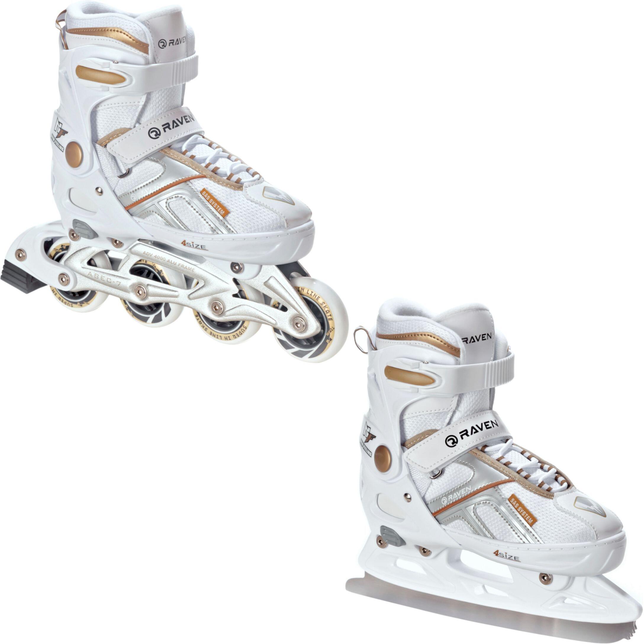 Patine Raven Pulse, Alb/Auriu