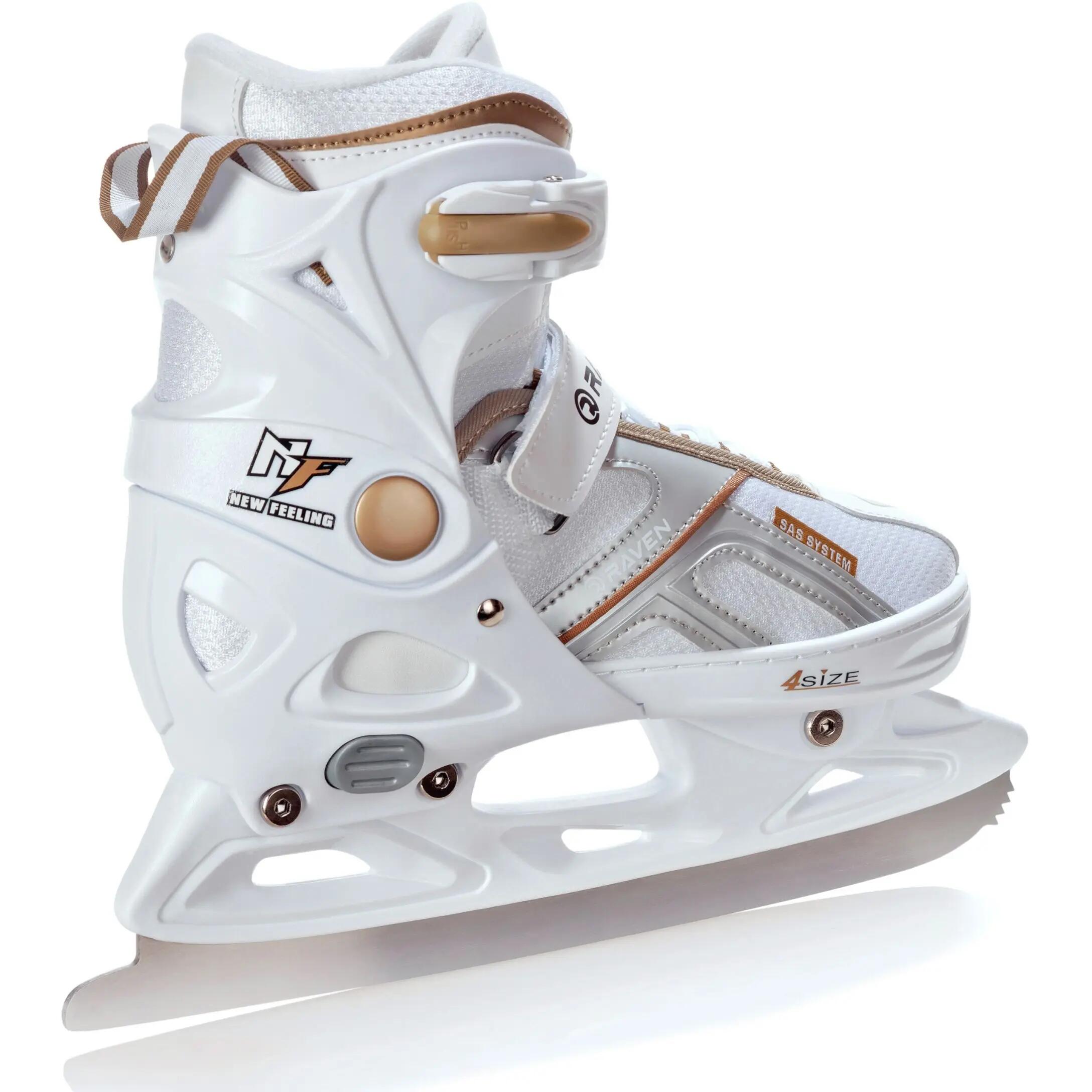 Patine Raven Pulse, Alb/Auriu 4/5