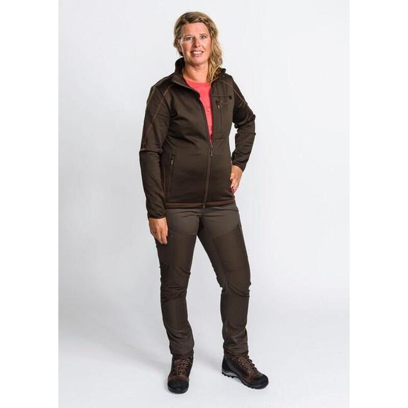 Pinewood Tiveden TC-STRETCH Insect Safe - Femmes - Olive Foncé/Marron Daim