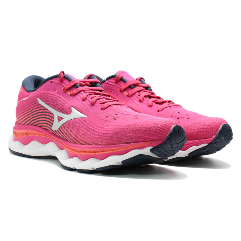 Chaussures de course Femmes Mizuno Wave Sky 5 Rose