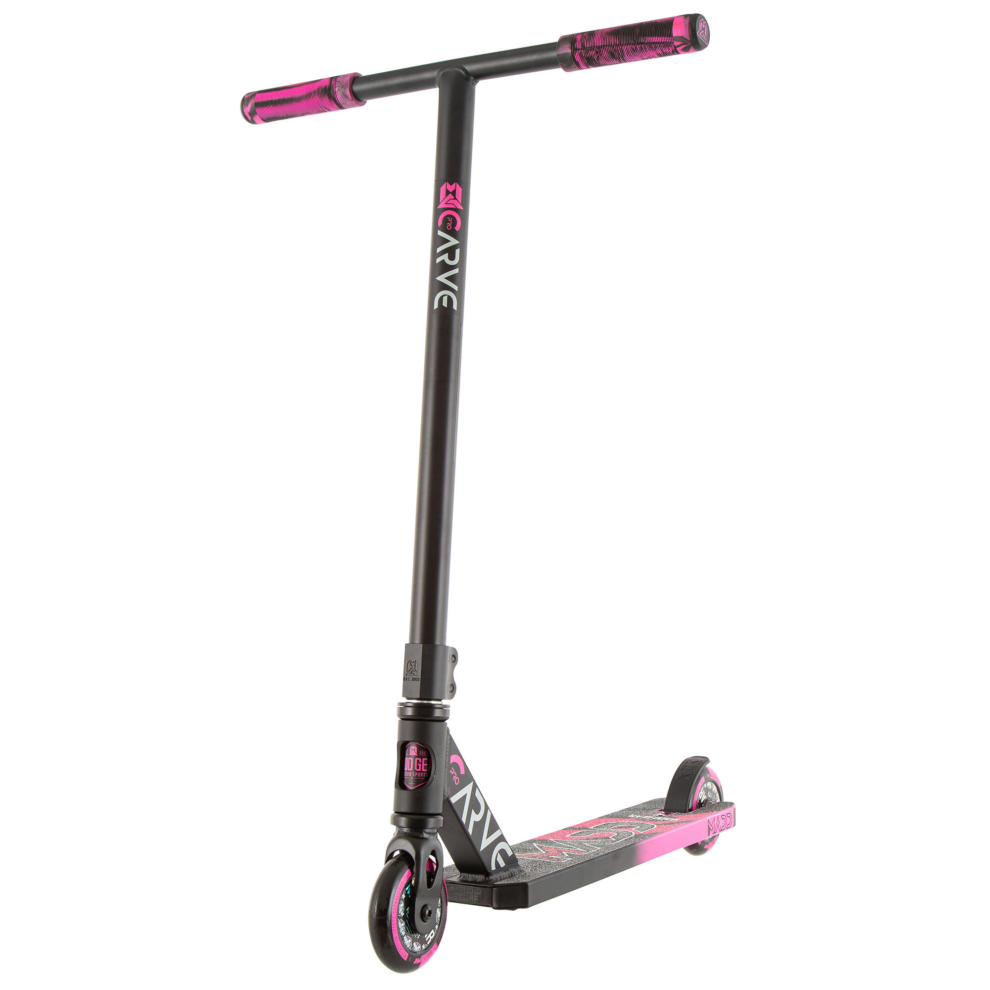 Madd Gear Pro - Trottinette Stunt | Kick Scooter Freestyle & Urbain, Rose/noir - Trottinette - Noir|rose - Taille Unique - Decathlon