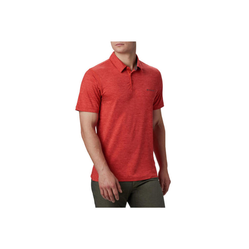 Férfi pólóing, Columbia Tech Trail Polo Shirt, piros