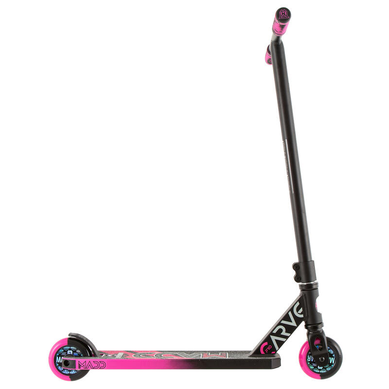 Patinete Scooter Freestyle MGP Madd Gear Carve Pro X rosa - negro