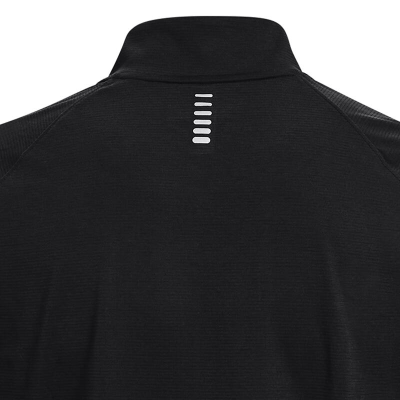 Camiseta de Manga Larga Hombre Under Armour STR Zip Negro