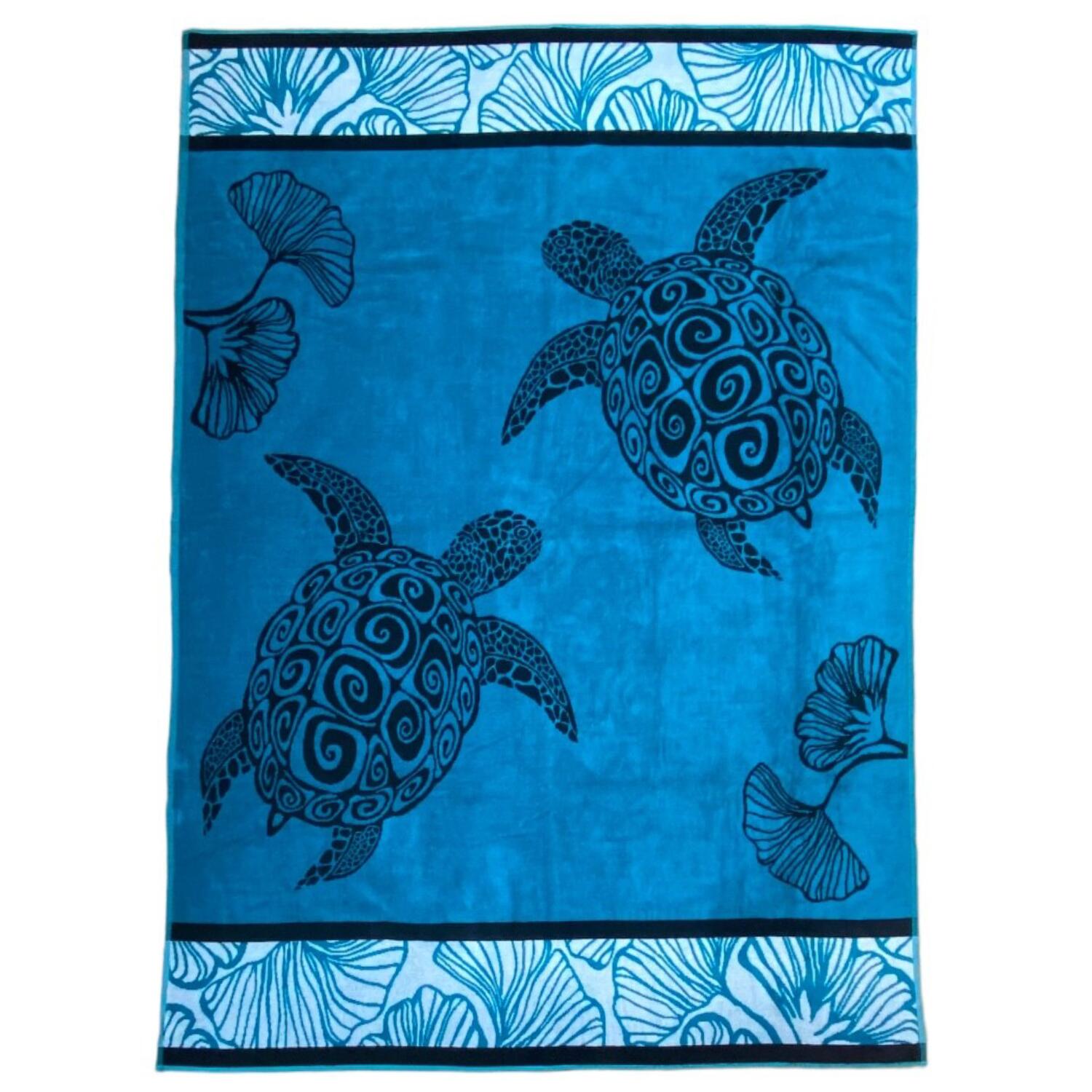 LE COMPTOIR DE LA PLAGE Toalha praia Jacquard Mallorca 140x180 algodão