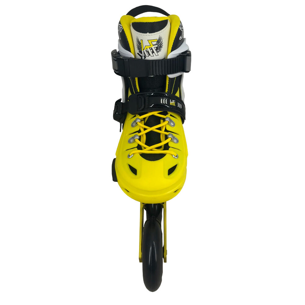Patin 4 Ruedas de 90 mm Freeskate Krf Impact  Amarillo 2/6