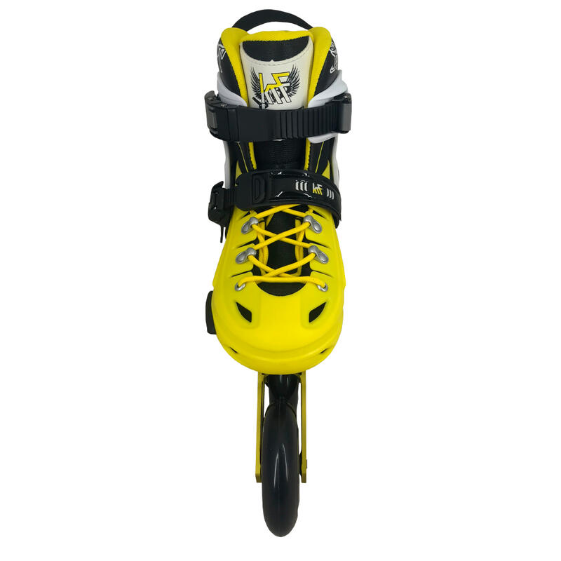 Patin 4 Ruedas de 90 mm Freeskate Krf Impact  Amarillo