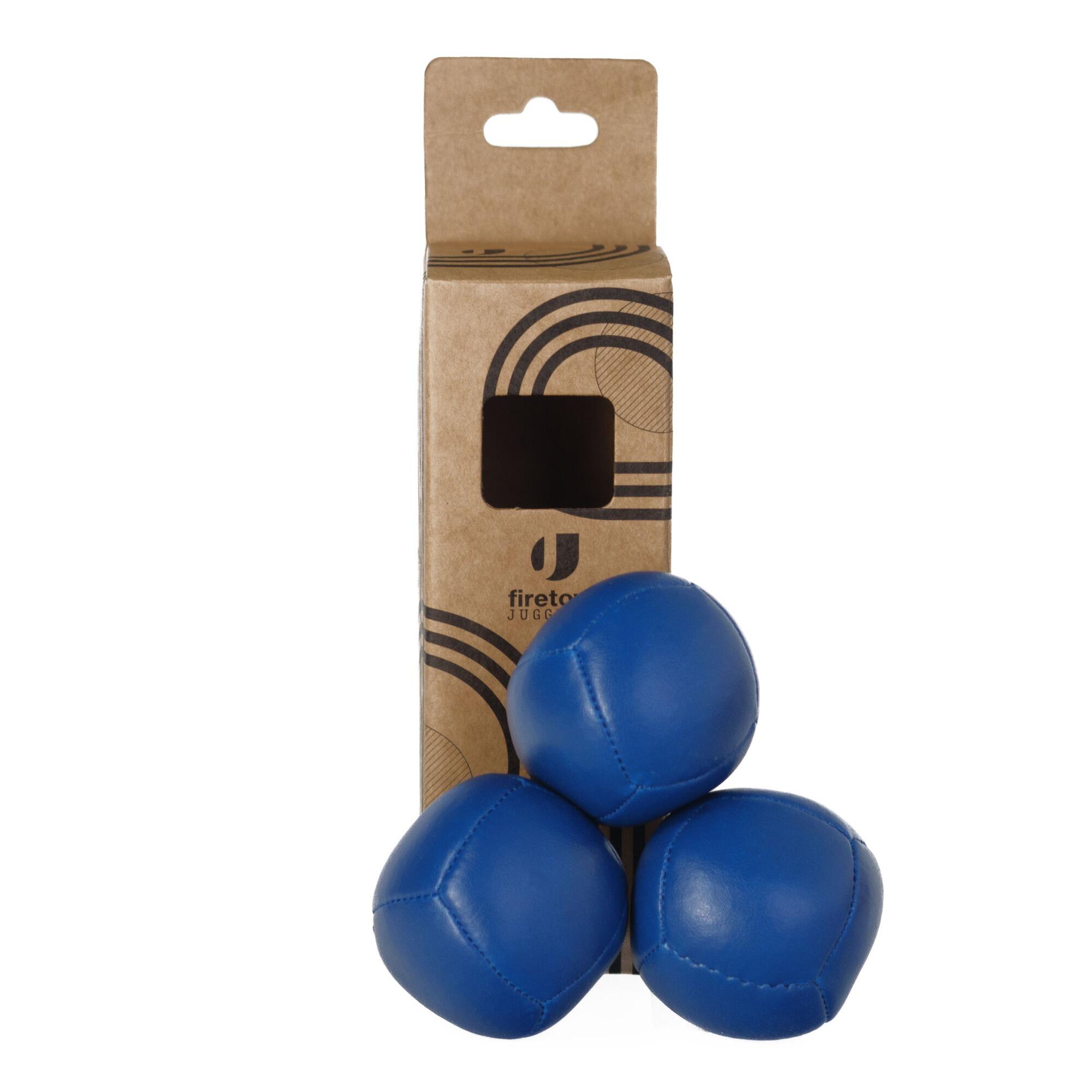 Set of 3x  110g Pro Six Panel Thud Juggling Balls 1/5