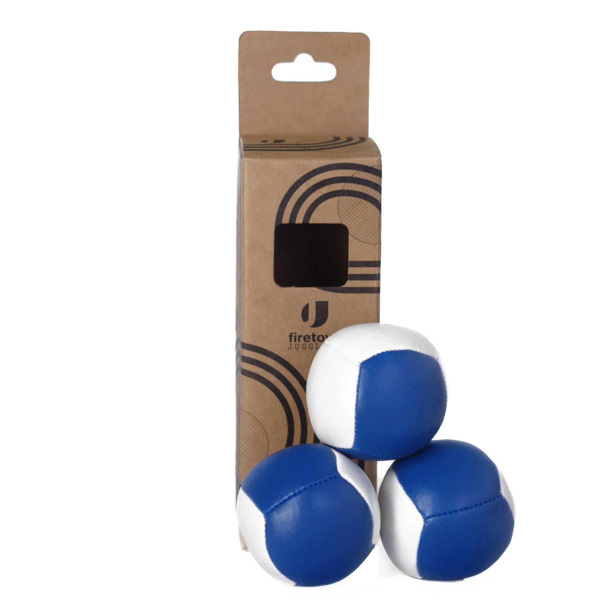 FIRETOYS Set of 3x  110g Pro Six Panel Thud Juggling Balls