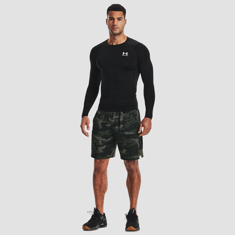 Sport felső Under Armour Heatgear Armour Long Sleeve, Fekete, Férfiak