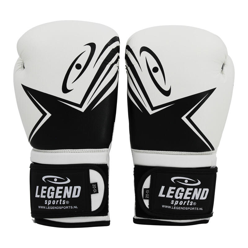 Gants de boxe EcoFIT Homme/Femme Blanc PU