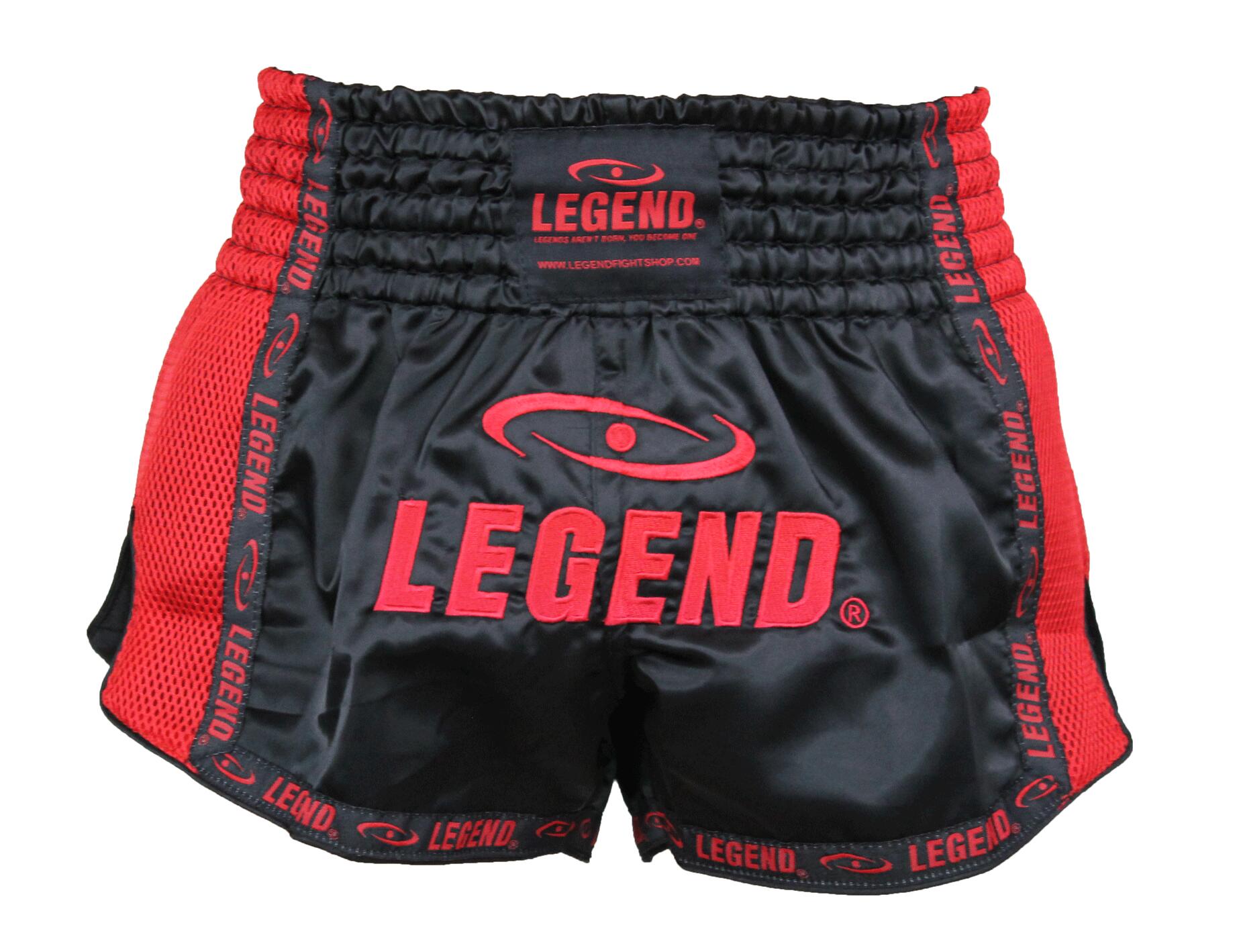 Short de Kick Boxing Enfant/Adulte Rouge Mesh 4/5