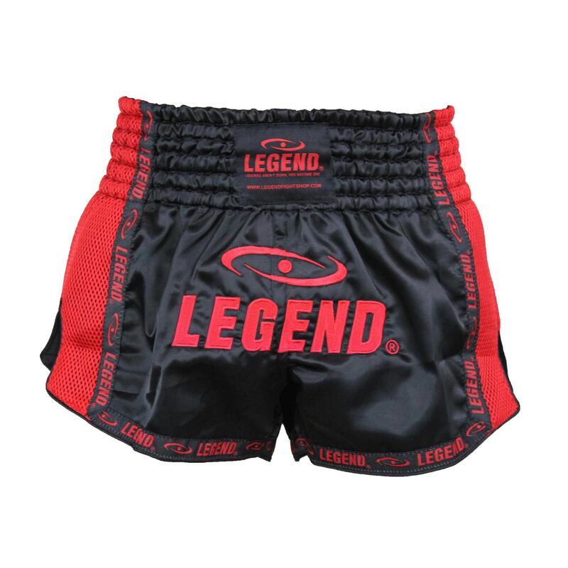 Short de Kick Boxing Enfant/Adulte Rouge Mesh