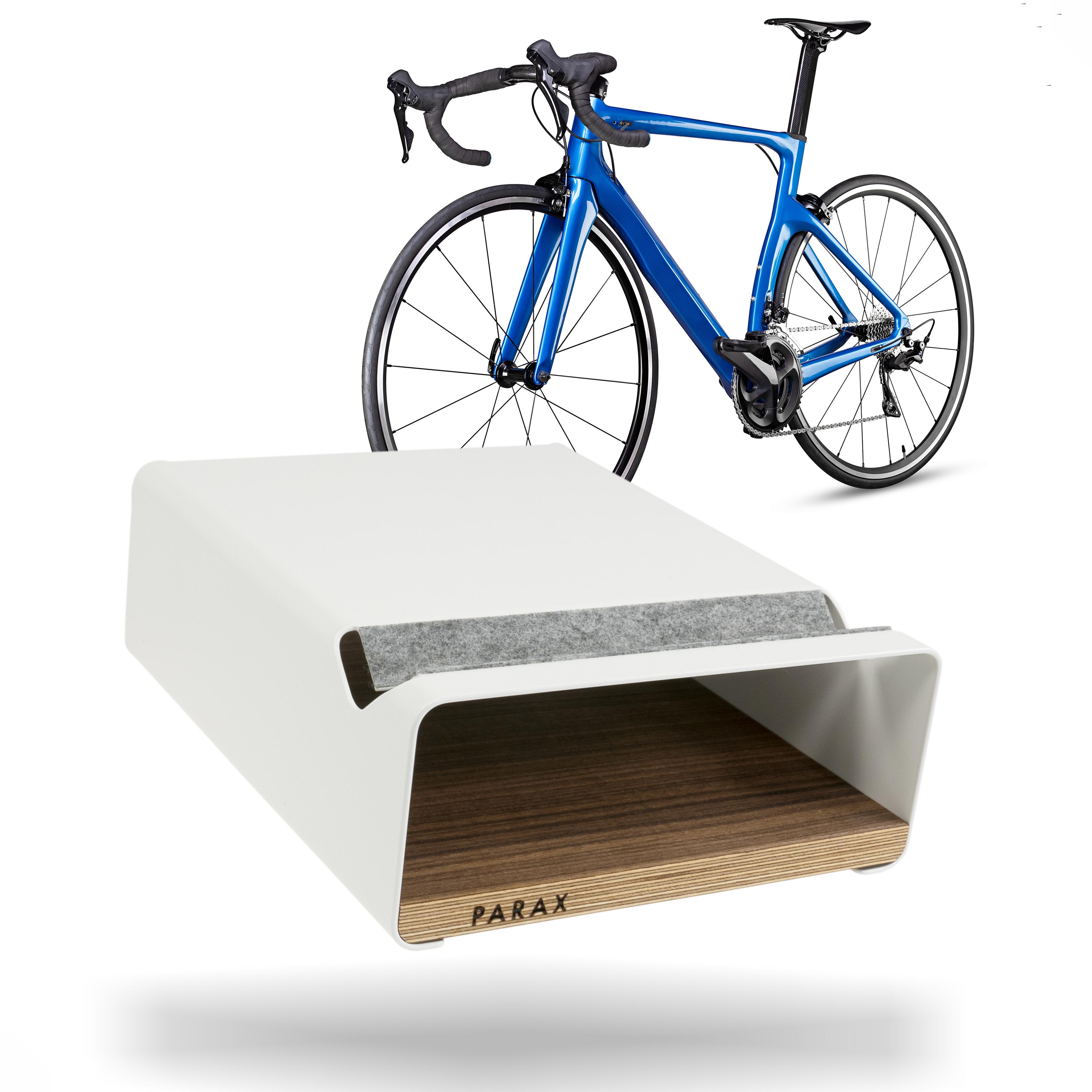Parax - Support Mural Pour Vélo - Bois Et Aluminium - Étagère - Blanc - S-rack - Rack-vélo - Blanc - Decathlon