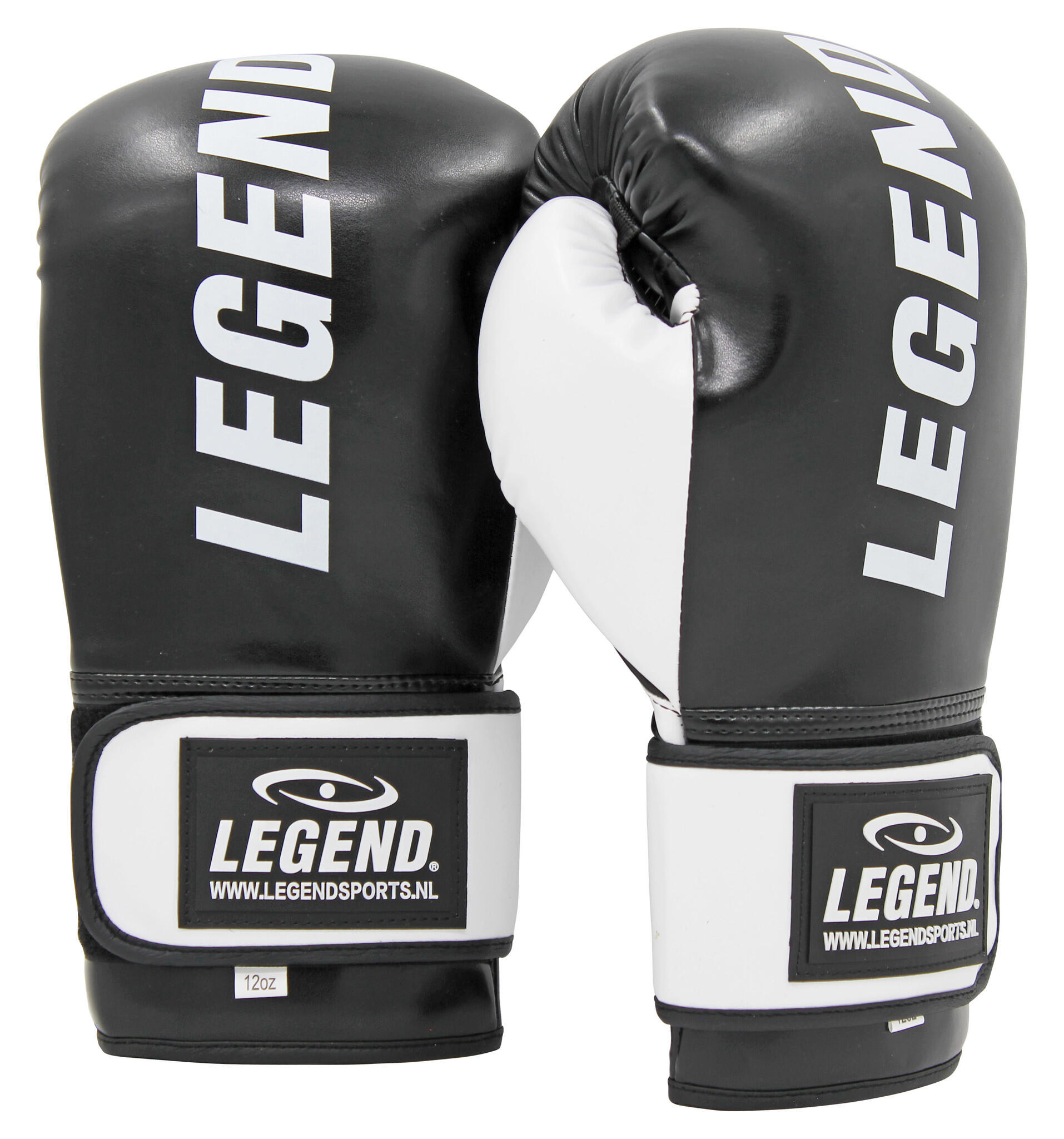 Bokshandschoenen Legend Impact Protect zwart/wit - Verschillende maten - Gemaakt 4/5