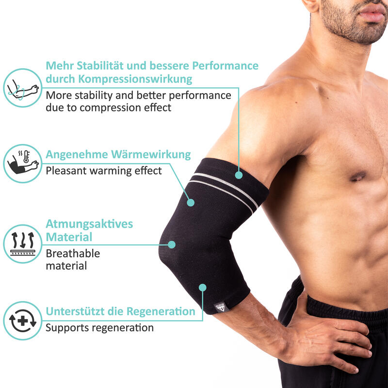 Ellenbogen Bandagen für Sport und Alltag, mehr Stabilität und Leistu