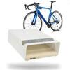 Support mural pour vélo - bois et aluminium - étagère - blanc - S-RACK