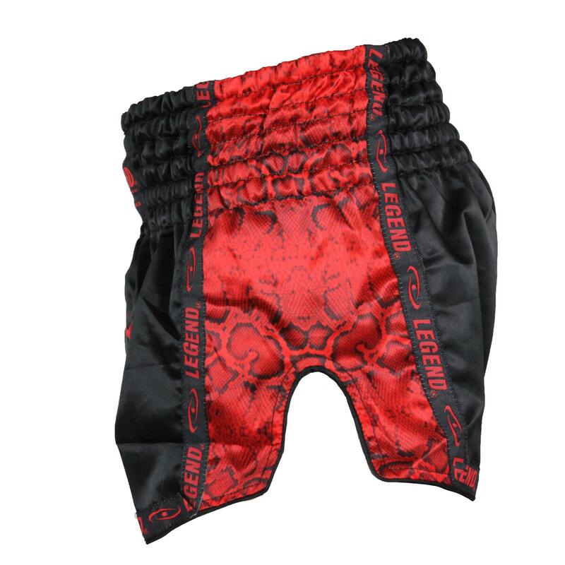 Kickboxing Shorts Enfants/Adultes Rouge Serpent Satin