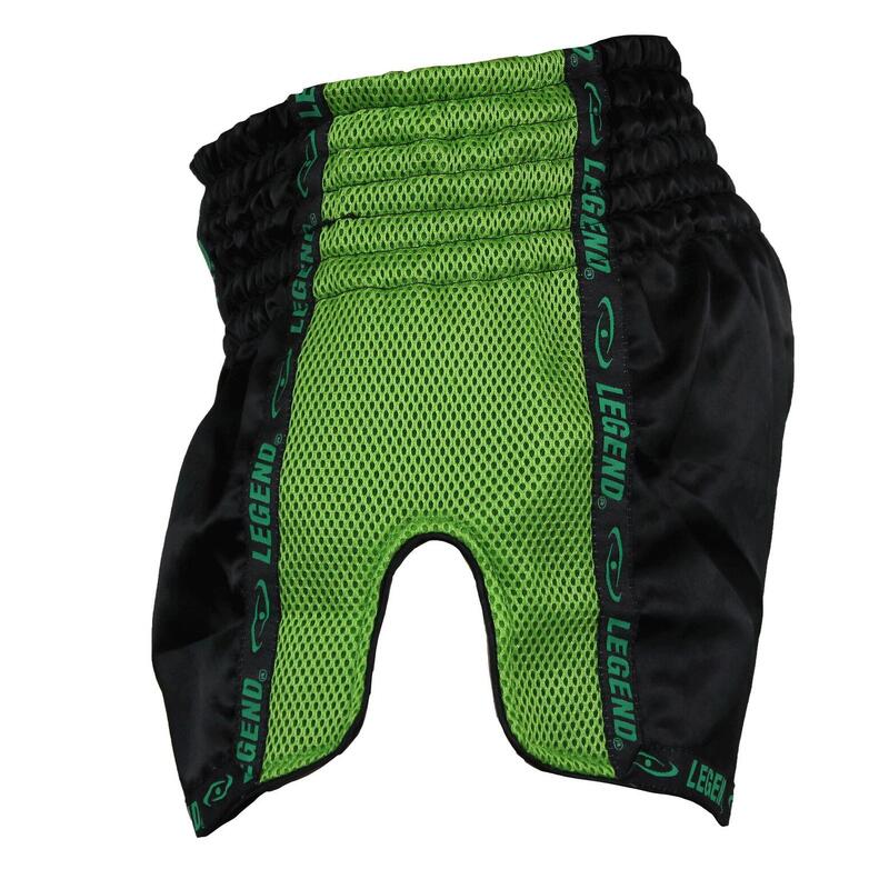 Kickboks Broekje Kids/Volwassenen Groen Mesh