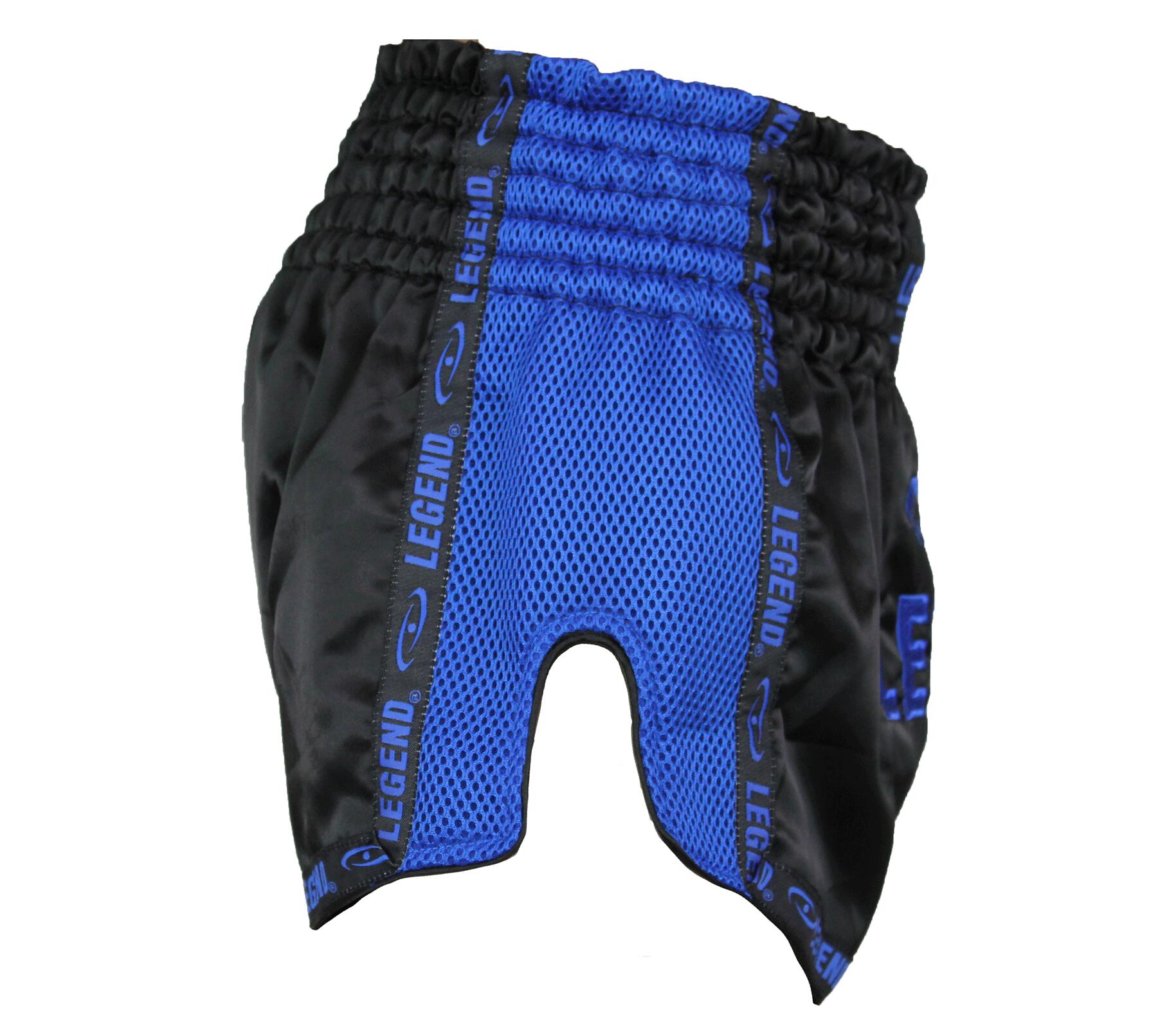 Kickboks Broekje Kids/Volwassenen Blauw Mesh 4/5