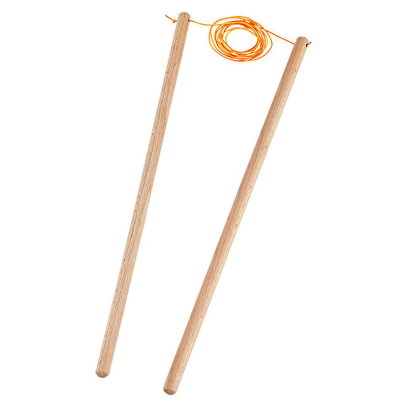 Diabolo Multicolore PLAY + baguettes bois