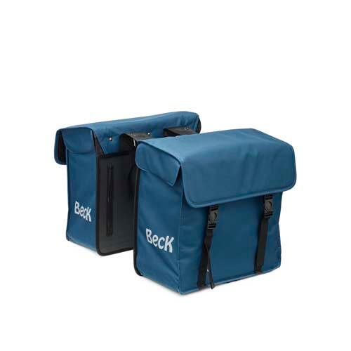 Beck - Beck Canvas Small - Sacoche Vélo - Bleu - Taille Unique - Decathlon