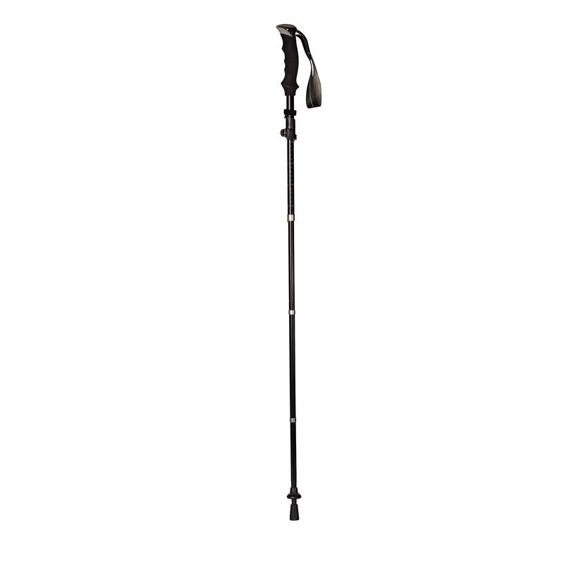 Bastão de trekking de alumínio DOBRÁVEL preto E EXTENSÍVEL 100-115cm