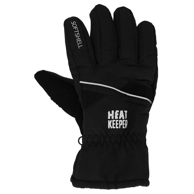 Heatkeeper gants de ski pour hommes noir pro