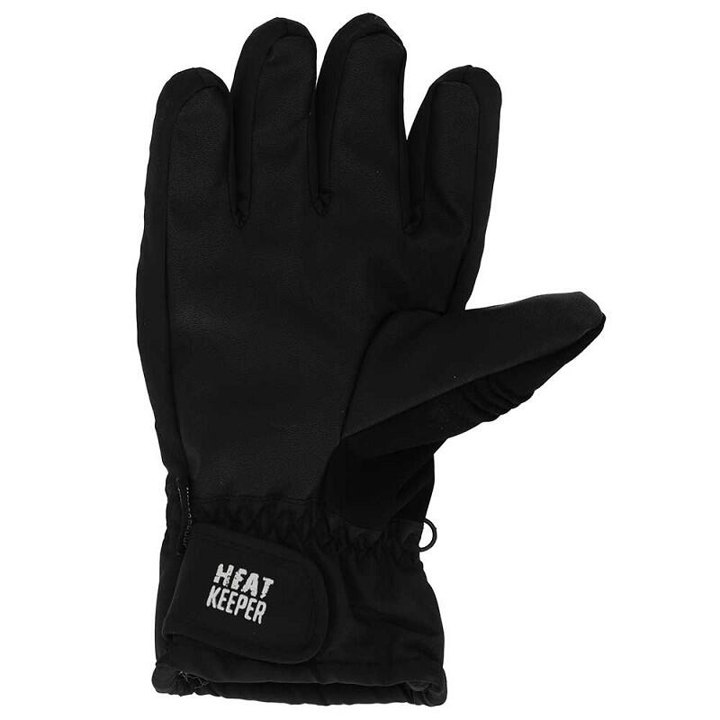 Heatkeeper gants de ski pour hommes noir pro