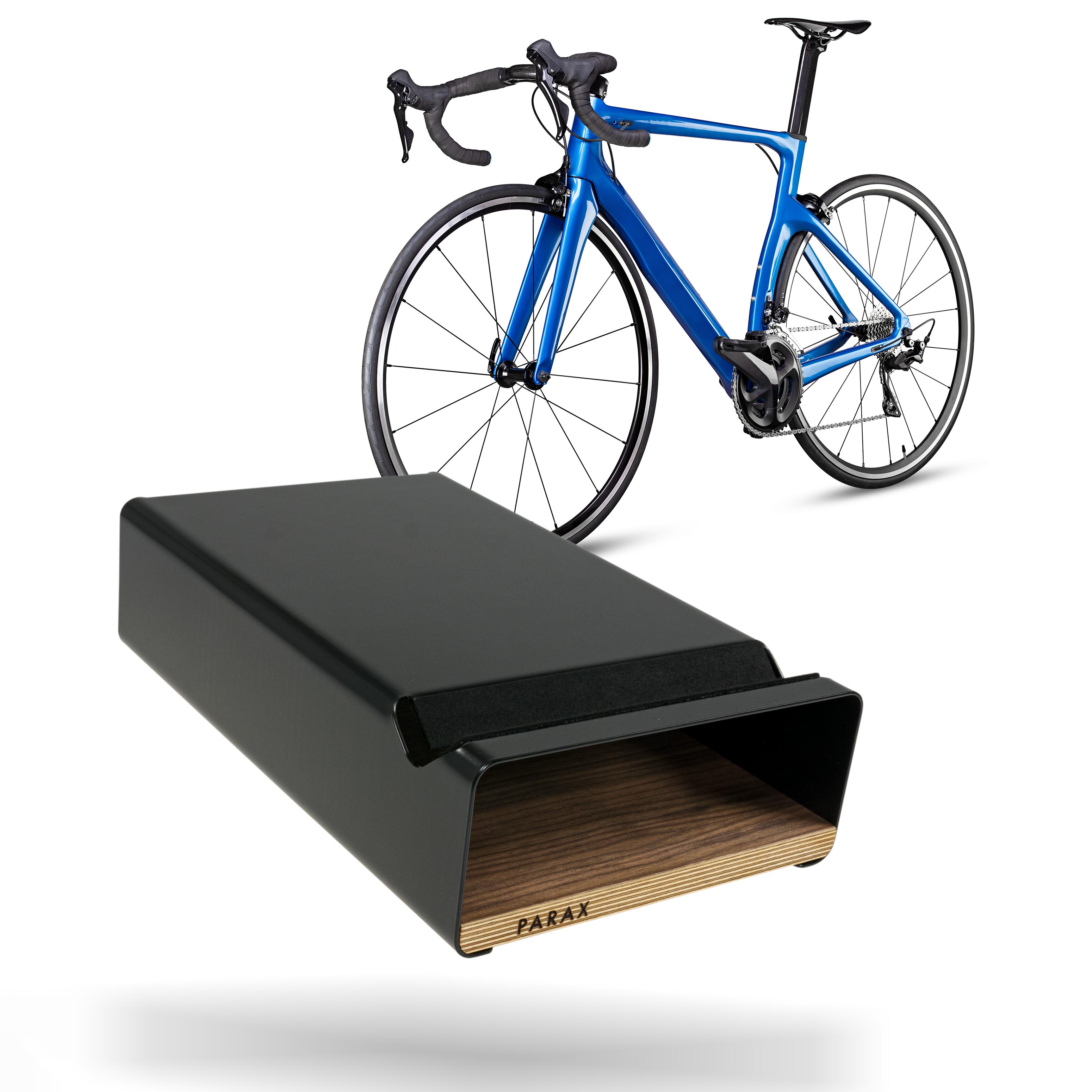 Parax - Support Mural Pour Vélo - Bois Et Aluminium - Étagère - Noir - S-rack - Rack-vélo - Marron|noir - Decathlon
