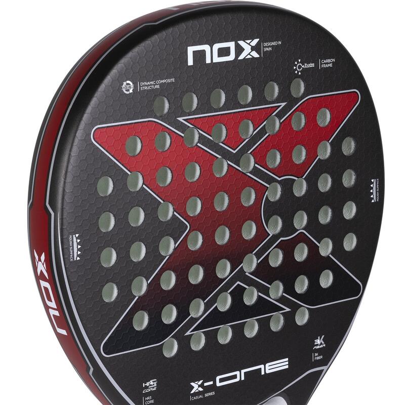 Pala de pádel adultos NOX X-ONE EVO Red 2023