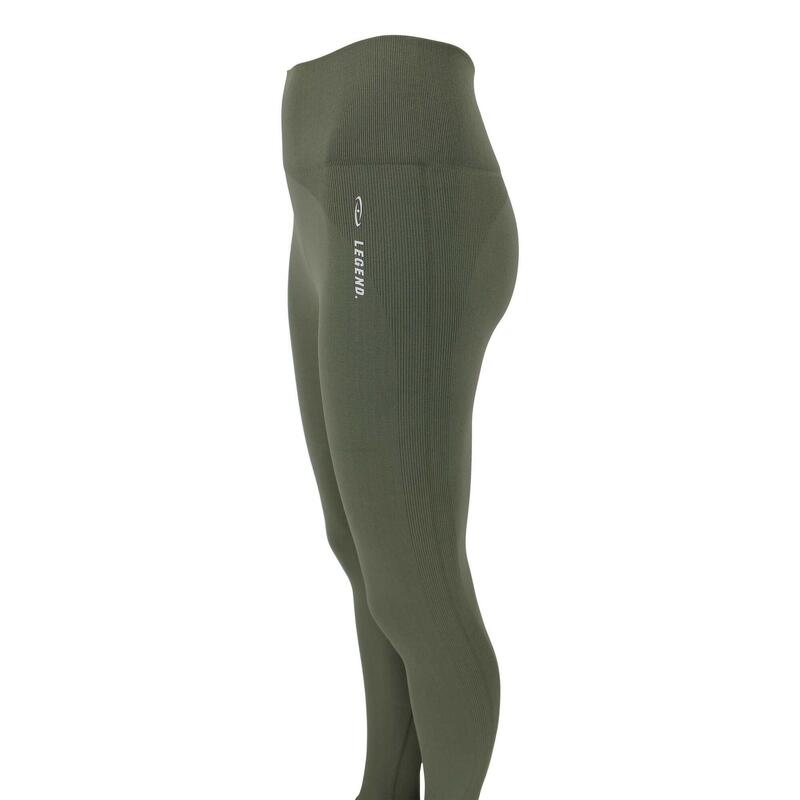 Legging de sport Vert à la mode