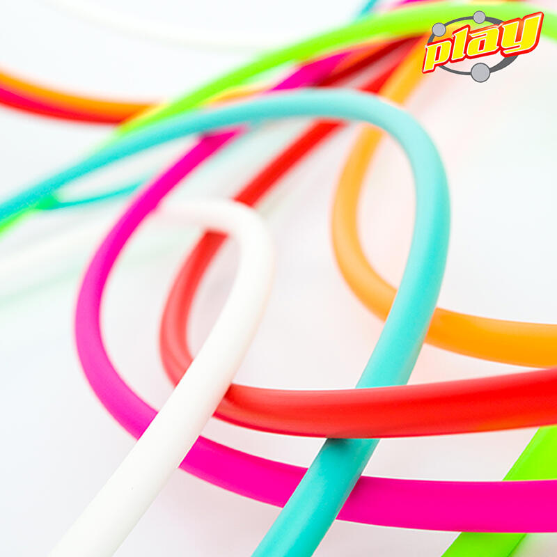 Hula Hoop Play Tubo dobrável 16 mm Ø 80 cm - branco