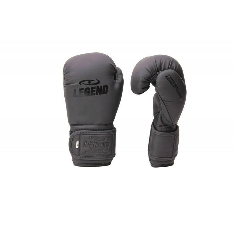 Gants de Boxe Enfant 4-8 ans Noir Mat 4oz/6oz PU