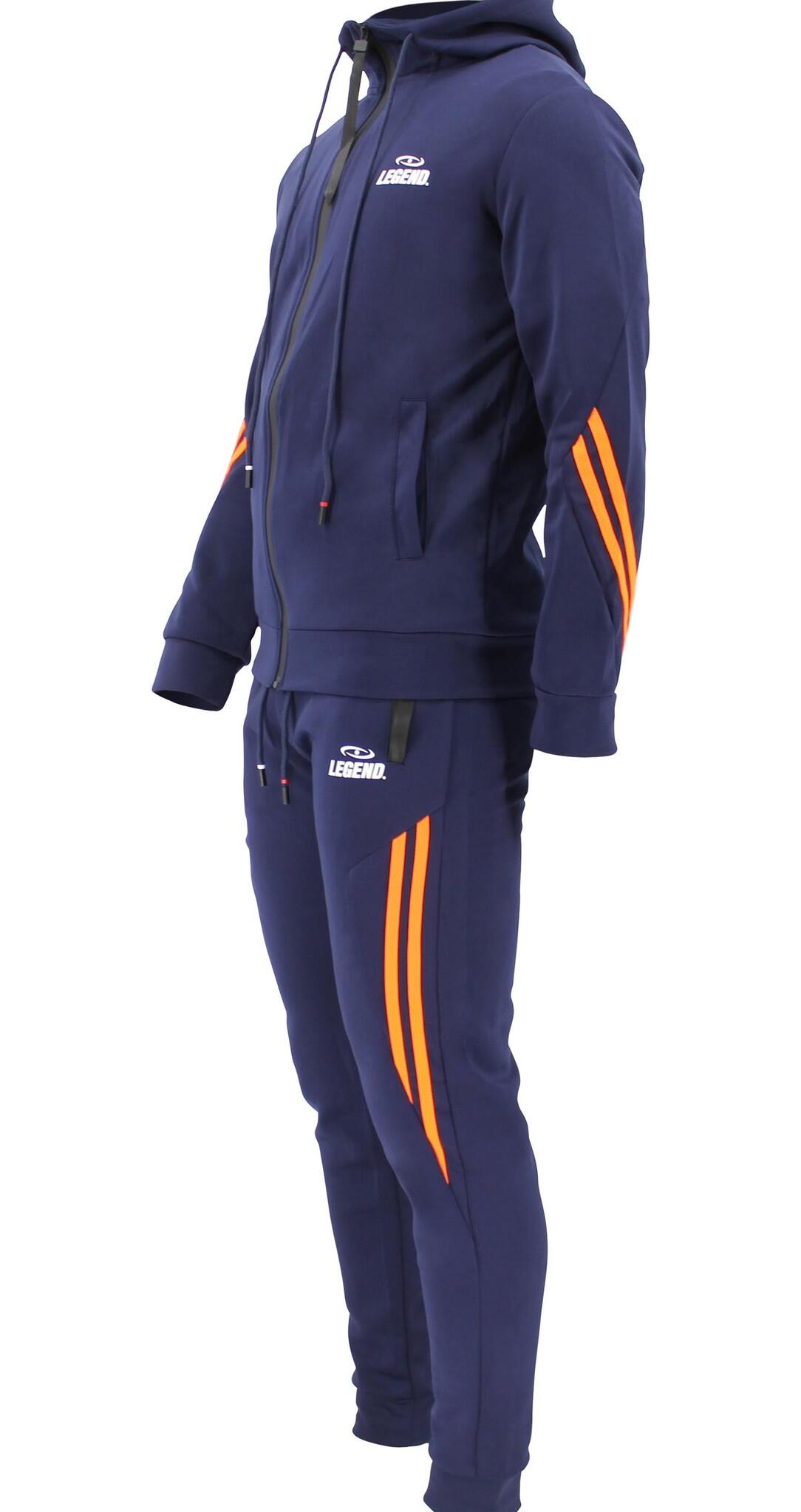 Trainingspak Heren/Dames Blauw Legend Fitness en Hardlopen 4/5