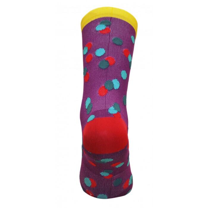 Cineli Cineli Cycling Socks Dots Violet Lunar 2/3