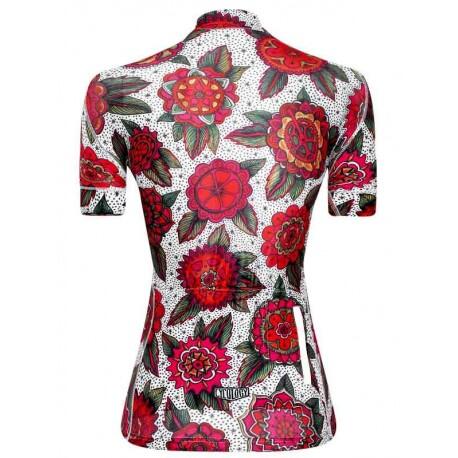 Maillot ciclismo manga corta Cyco Flora Mujer 2/3