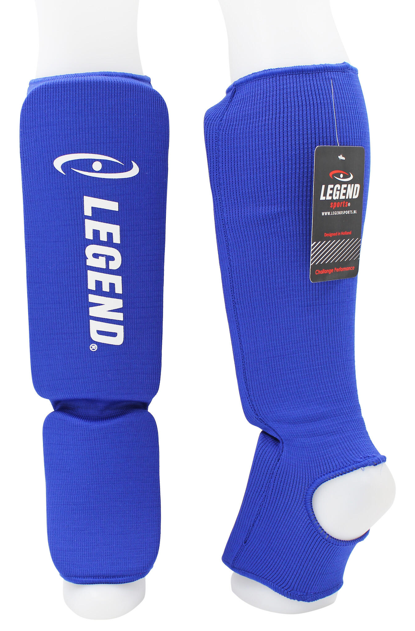 Protège-tibias Legend Easy Enfants/Adultes Bleu Élastique 4/6
