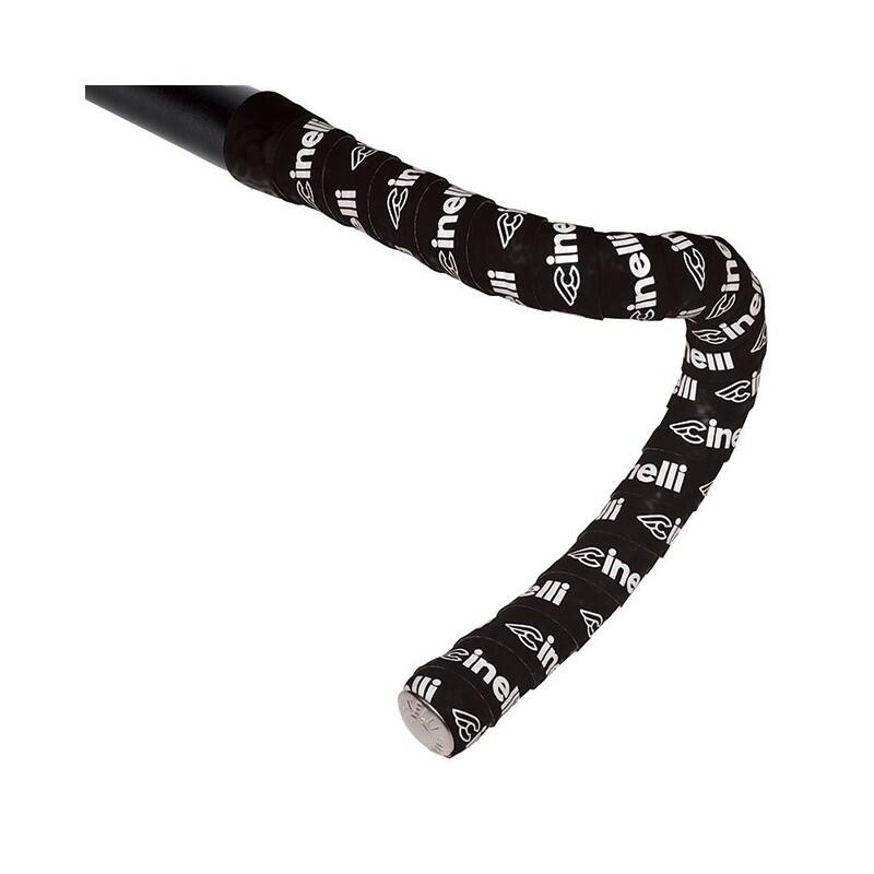 Cinta de manillar CINELLI LOGO VELVET NEGRO 2/2