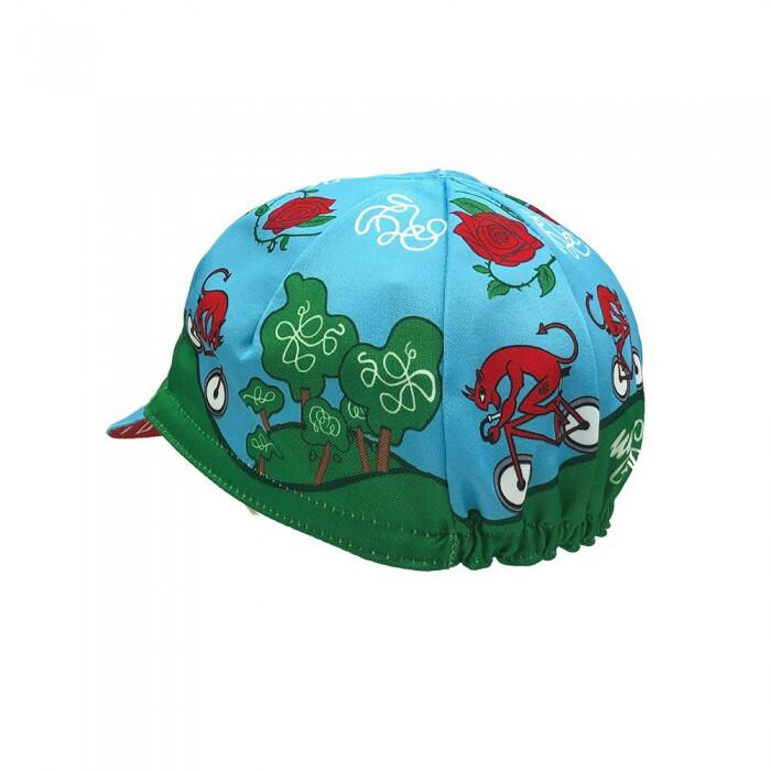 Gorra de Ciclismo Cinelli MASSIMO GIACON 'DIAVOLO ROSSO'