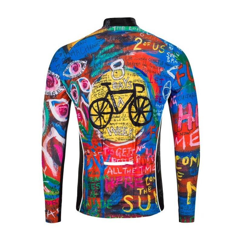 Maillot ciclismo manga larga 8 days Hombre