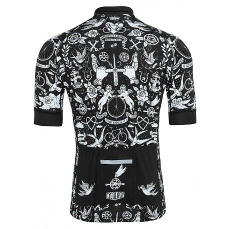 Maillot ciclismo manga corta Velo Tattoo Hombre 2/3