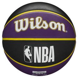 Bola Basquete Wilson Nba Team Tribute Los Angeles Lakers - Preto+