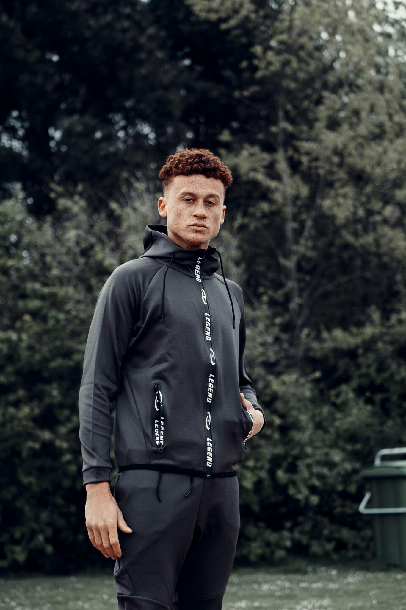 Trainingspak Kids/Volwassenen Limited Zwart Legend DriFit Fitness en Hardlopen 2/5