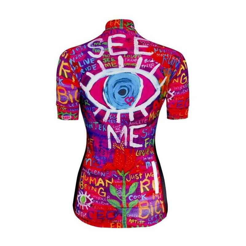 Maillot ciclismo manga corta See Me Mujer 2/3