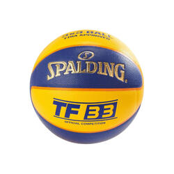 Spalding TF 33 In/Out Official Game Ball, Basketbal, basketbal, blauw